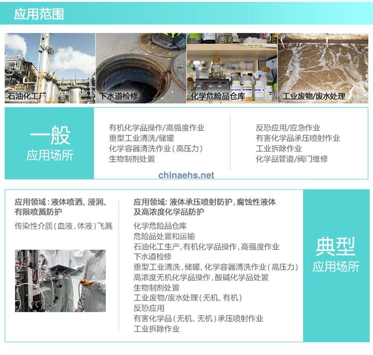 3M 4680 耐酸碱化学防护服(Type 3,4&5类防护)